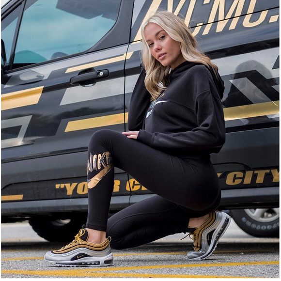 Nike NSW Metallic GX Leggings - Picture 6 of 6